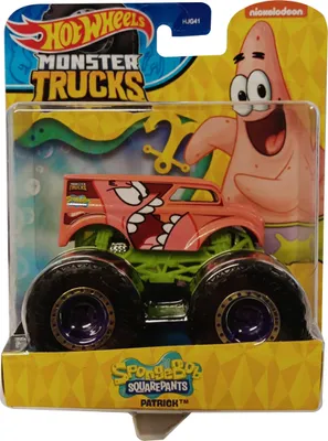 Immagine prodotto di Mattel HWN77 Hot Wheels Monster Trucks Nickelodeon Spongebob Auto del personaggio Patrick per bambini