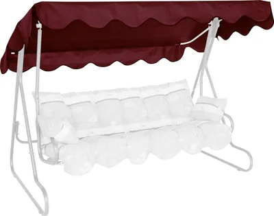 Produktbild von Angerer Hollywoodschaukel Sonnendach 210 x 145 cm PE bordeaux