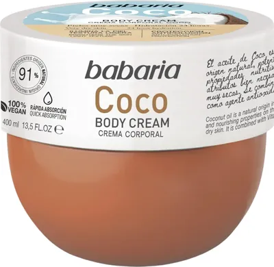 Produktbild von Babaria Coco Körpercreme für sehr trockene Haut 400 ml