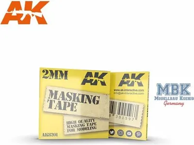 Immagine prodotto di AK Interactive S.L. AK-8201 NASTRO ADESIVO PER MASCHERATURA: 2 MM