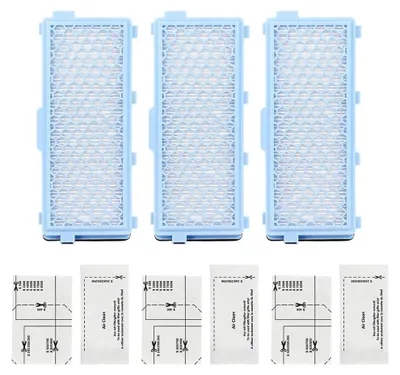 3er-Pack HEPA-Filter-Set für Miele Staubsauger