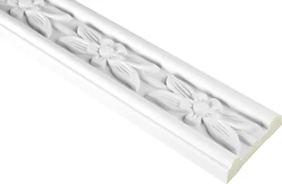 Produktbild von HEXIM Stuckleisten gemustert PolyurethanPolyurethane Stuck Dekorbau für Wand und Decke | 2 Meter FH9422 50x17mm | Deckenprofile Flachleisten