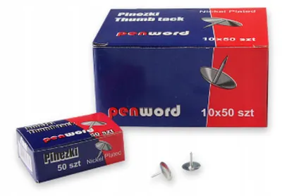 Produktbild von Penword Pinnadeln Silberfarben 50 Stück
