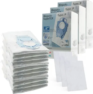 Produktbild von BOSCH BBZ41FP Staubsaugerbeutel für Bosch/Siemens 12 Stück + 3 Filter