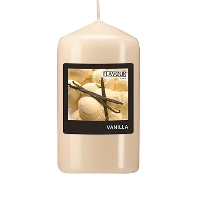 Produktbild von Flavour by GALA 6x Duft-Stumpenkerze Ø 58 mm · 110 mm creme - Vanilla