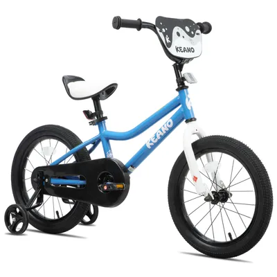 Produktbild von KEANO Kinderfahrrad mit abnehmbaren Stützrädern für kleine Fahranfänger