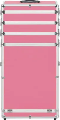 Obrázek produktu pro vidaXL Kosmetické pouzdro Aluminium Pink