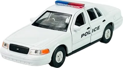 Immagine prodotto di Welly 1999 Ford Crown Victoria Police 1:34-1:39 Modello in metallo pressofuso Nuovo nella confezione 49762