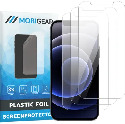 Produktbild von Mobigear Schutzfolie für iPhone 12 Pro Max – kompatibel mit Hüllen (3er-Pack)