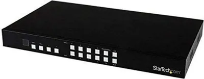 Image de StarTech.com Commutateur matriciel HDMI 4x4 avec multivision d'image ou mur vidéo - Combinaison vidéo - Contrôleur de signalisation numérique - Commutateur vidéo/audio - Ordinateur de bureau - pour P/N : SVA12M5NA