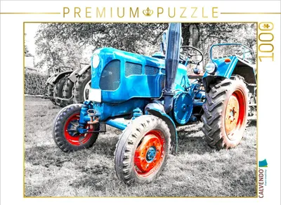 Produktbild von CALVENDO Puzzle Oldtimer Trecker Lanz | 1000 Teile Lege-Größe 64 × 48 cm Foto-Puzzle für glückliche Stunden