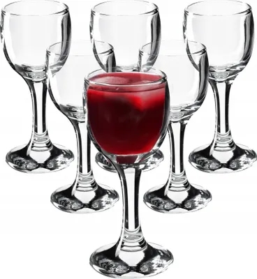 Produktbild von KADAX Weingläser "Jordet", Gläser-Set für Rot- und Weißwein, 55 ml, 6 Stück