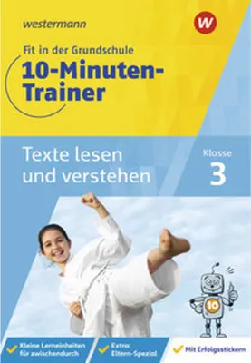 Produktbild von Fit in der Grundschule - 10-Minuten-Trainer. Texte lesen und verstehen