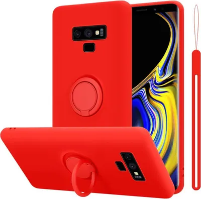 Produktbild von Cadorabo Hülle für Samsung Galaxy NOTE 9 Schutz Hülle in Rot Handyhülle TPU Etui Case Cover