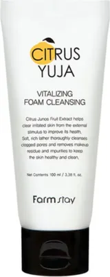 Image de FarmStay - Mousse Nettoyante Vitalisante au Citrus Yuja, 100ml