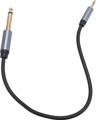 Produktbild von 3,5-mm-Mono-Stecker auf 6,35-mm-Soundkabel, 11,8-Zoll-Kopfhörer-Adapterkabel für Lautsprecher, Verstärker, Heimkino-Mischkonsole