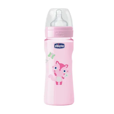 Produktbild von Chicco 00020635110000 2M+ Baby-Flasche + Sauger, 330ml Fassungsvermögen, -frei