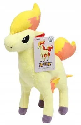 Image de Peluche Pokémon GO Ponyta – Peluche, figurine et jouet, grand format premium