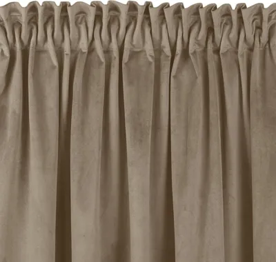 Zdjęcie produktu dla Zasłona VILA velvetowa na taśmie smok 265x225 beżowa wzór 6 Homede