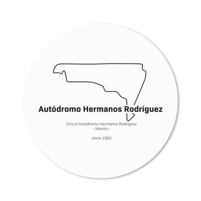 Produktbild von MuchoWow® Mauspad Mousepad Formel 1 - Mexiko - Rennstrecke 20x20 cm - Mousepads - Maus Mat - Pad - Mausunterlage - Schreibtischmatte