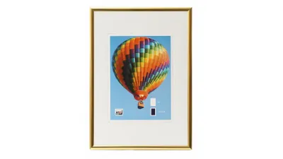Produktbild von Kunststoff Bilderrahmen New Lifestyle A4 21x29,7cm Gold