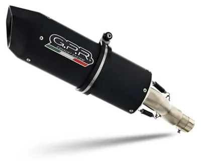 Image de Échappement slip-on GPR Furore Evo4, noir, avec silencieux dB-Killer et adaptateur, pour Honda CB Hornet 750, norme Euro5+