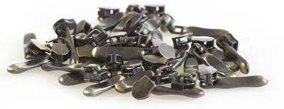 Produktbild von 20 Stylische Schieber Zipper für Spiralreißverschluss 5mm, Farbauswahl, Farbe:antik gold