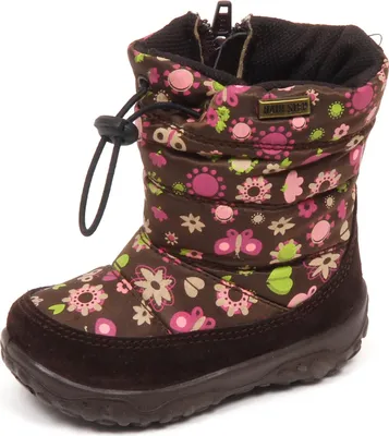 Produktbild von E3548 After-Ski-Stiefel Baby Mädchen braun NATURINO RAIN STEP Baby Boot