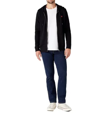 Produktbild von Wrangler Zip Thru Hoodie Herren Sweatshirt Logo W664HA100 112320252