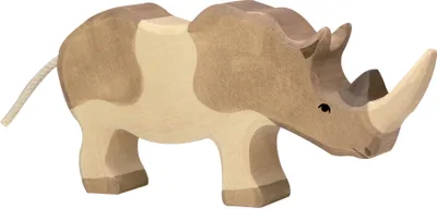 Produktbild von Nashorn Rhino Safari Holzfigur Holzspielzeug von Holztiger