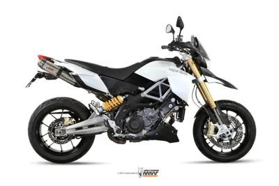 Zdjęcie produktu dla Mivv SPORT tłumik SUONO 2 SLIP-ON nakładki ze stali nierdzewnej do APRILIA DORSODURO 750 BJ 2008 > 2016
