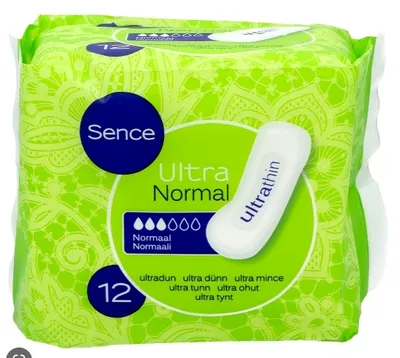 Zdjęcie produktu dla Sence, Sanitary Towels Normal, Podpaski, 12 sztuk (PRODUKT Z NIEMIEC)