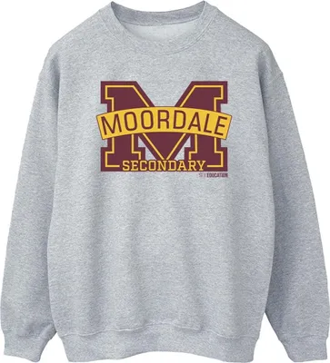 Produktbild von Netflix - " Education Moordale" Sweatshirt für Herren BI44250 (S) (Grau)