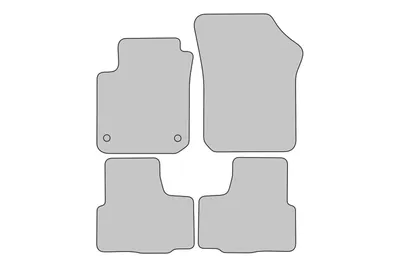 Produktbild von Luxus Fußmatten für VW UP Skoda Citigo Seat Mii