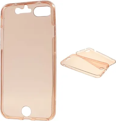 Zdjęcie produktu dla Etui Crystal Case Sleeve dla Apple iPhone 7 Pink Frame Full Body