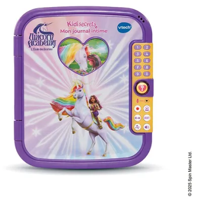 Produktbild von VTech Jouets Educatifs Licence L'ÉCOLE DES LICORNES - KIDISECRETS, MON JOURNAL INTIME, Kinder-Laptop, 5 Jahr(e), 363 g, Violett