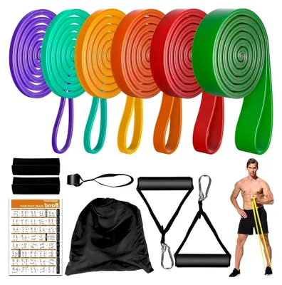 Produktbild von Set von Widerstandsbändern für Fitness und Krafttraining