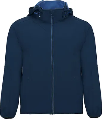 Produktbild von Roly SS6428 | Herren Siberia Softshell Jacket, Wasser- und Windabweisend - Farbe: Navy Blue 55/Royal Blue 05 - Größe: M