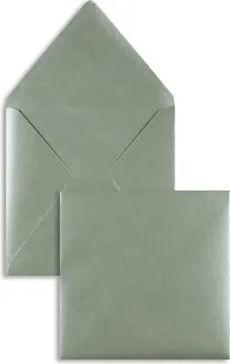 Produktbild von Briefumschläge 164x164mm 100g/qm gummiert VE=100 Stück silber