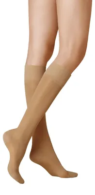 Productafbeelding van KUNERT Dames kniekousen Fly&Care®, extra fijn breiwerk, 40 den, kasjmier, maat 35/38