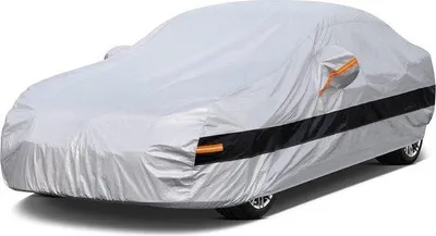 Image de Housse de protection pour voiture, couleur argent