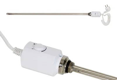 Produktbild von Elektro Heizstab Heizlanze 1/2" Heizpatrone Heizelement Weiß 1200 W