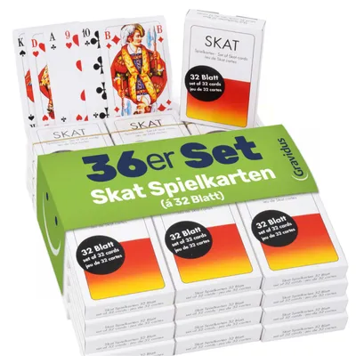 Produktbild von 36x32 Skatkartenspiel Franz. Bild