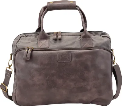 Produktbild von PRIDE&SOUL Notebook-Tasche "MYSTIFY" grau / braun
