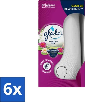 Productafbeelding van Glade - Verfrisser met geurdispenser - Zen, ontspannende geur - 18 ml - Voordeelverpakking - 6 stuks