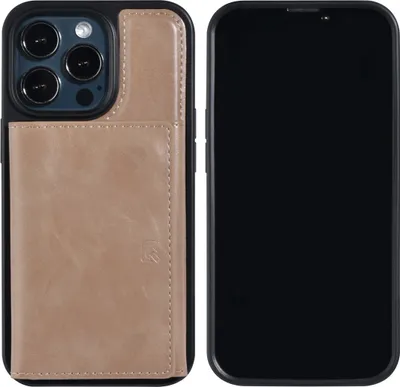 Produktbild von UNIQ Accessory iPhone 13 Pro Hardcase Backcover - Whiteh removable card holder - Rose Gold