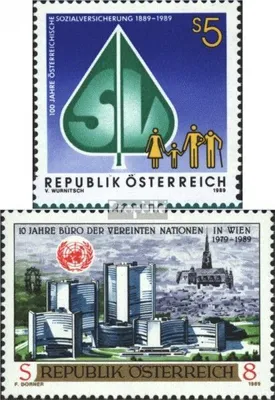Produktbild von Briefmarken Österreich 1989 Mi 1965,1966 (kompl.Ausg.) gestempelt Sondermarken