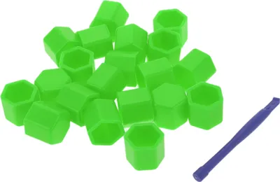 Produktbild von Radmutterbolzen 21mm Felgen Reifenmutter Schrauben Staubschutzkappe Abdeckung Mutter Schutz Silikon Außen mit Entfernungswerkzeug