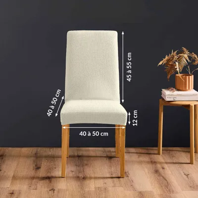Immagine prodotto di Coprisedia - Douceur d'Intérieur - Gaufré - Poliestere - Bianco