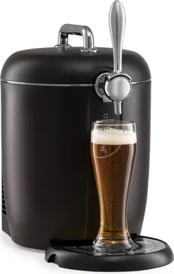 Produktbild von Klarstein 6L Bier Zapfanlage mit Kühlung, 65W Zapfanlage für Bier wie Frisch Gezapft, Kühlung 3-12°C, Bier-Zapfanlagen Gekühlt mit LED und Füllstandsanzeige, Leise Bierzapfanlage mit Mini-Bier-Fass
